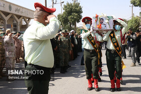 تشییع پیکر شهید "مهدی دامن باغ"