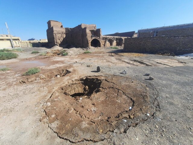 کشف یک حمام مفقود پس از بارشهای سیلابی