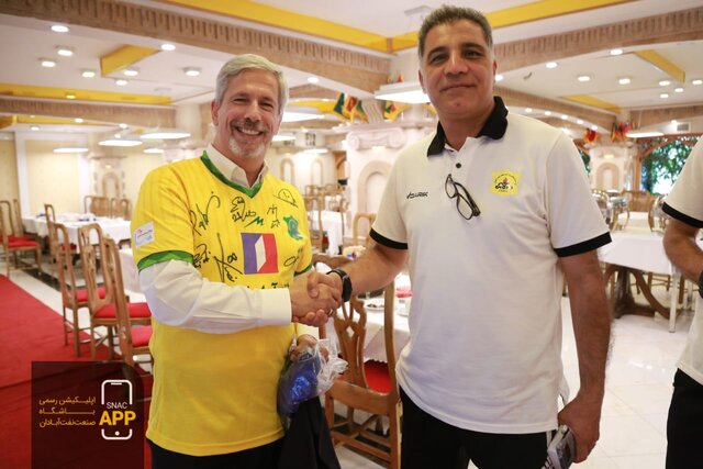 حضور سفیر برزیل در اردوی طلایی پوشان آبادان