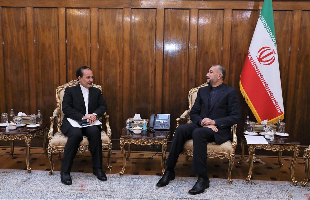 دیدار سفیر جدید ایران در گرجستان با وزیر امور خارجه