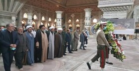 اعضای شورای هماهنگی تبلیغات اسلامی با آرمان‌های امام راحل تجدید میثاق کردند