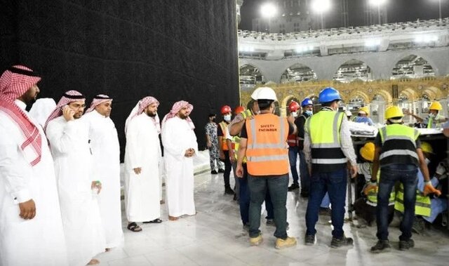 عربستان حصار کعبه را برداشت