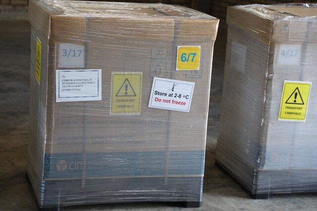 صادرات اولین محموله واکسنهای "هپاتیت ب" و "ب. ث.ژ" انستیتو پاستور ایران به ونزوئلا