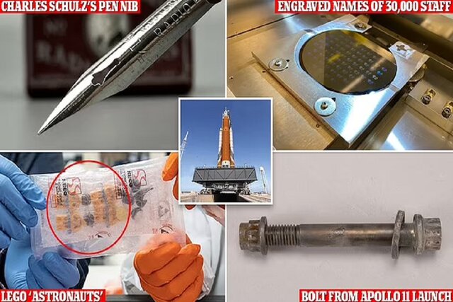 قطعهای از فضاپیمای ماموریت آپولو ۱۱ به ماه بازمیگردد قطعهای از فضاپیمای ماموریت آپولو ۱۱ به ماه بازمیگردد