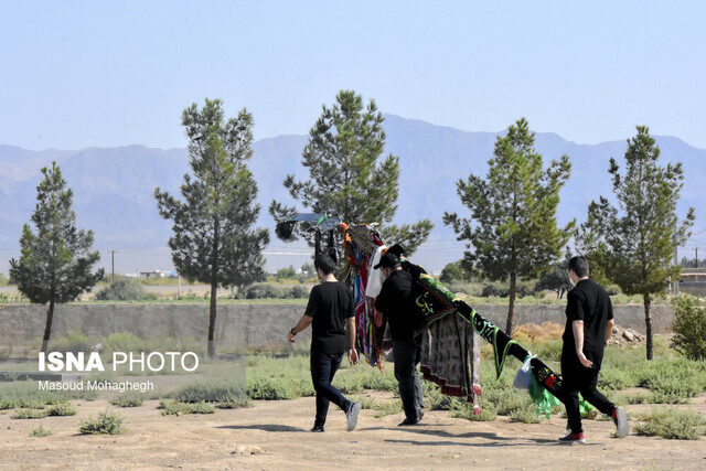 آئین سنتی سنگزنی در روستای علاء سمنان