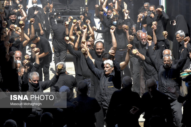 آئین سنتی سنگزنی در روستای علاء سمنان