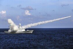 فرود ۵ موشک چینی در آب‌های ژاپن