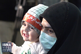 ویدئو / اجتماع شیرخوارگان حسینی در مصلی