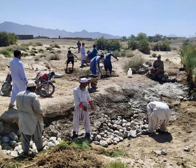 همت بلند کشاورزان مهرستان برای مرمت و بازسازی قنوات