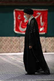 مراسم عزاداری مقام معظم رهبری در شب تاسوعای حسینی