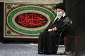 مراسم عزاداری مقام معظم رهبری در شب تاسوعای حسینی