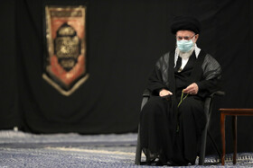 مراسم عزاداری مقام معظم رهبری در شب تاسوعای حسینی