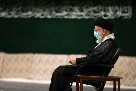 مراسم عزاداری مقام معظم رهبری در شب تاسوعای حسینی