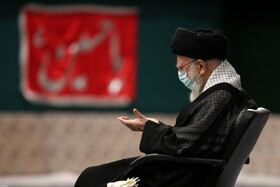 مراسم عزاداری مقام معظم رهبری در شب تاسوعای حسینی