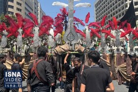 ویدئو / عزاداری تاسوعای حسینی در مشهد