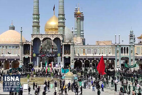 ویدئو/ حرم حضرت معصومه (س) در روز تاسوعا