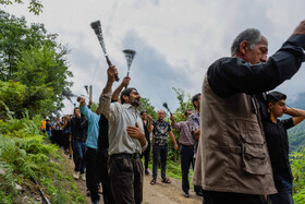 مراسم تاسوعای حسینی - روستای شاه میلرزان