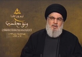 نصرالله: مقاومت، هیبت اسرائیل را درهم شکست/آمریکا در حوزه سیاسی و میدانی شکست می‌خورد