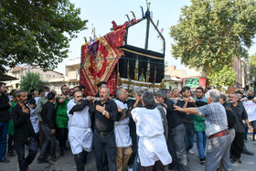 مراسم عزاداری کفن پوشان شهرستان رامیان استان گلستان