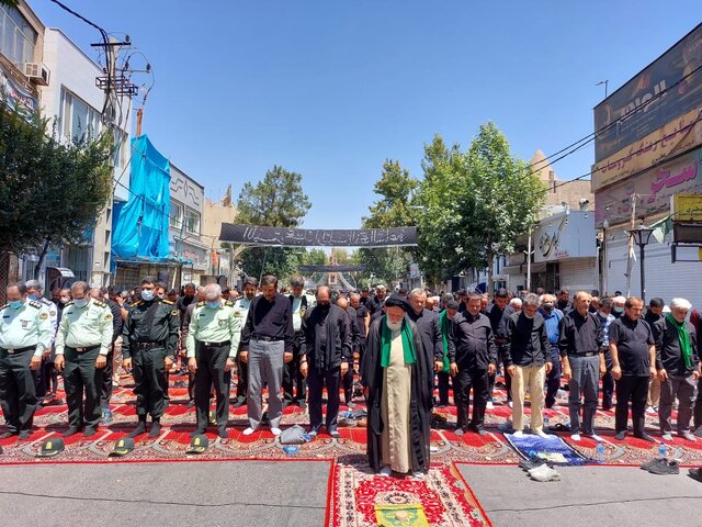 نماز ظهر عاشورا در ورامین اقامه شد