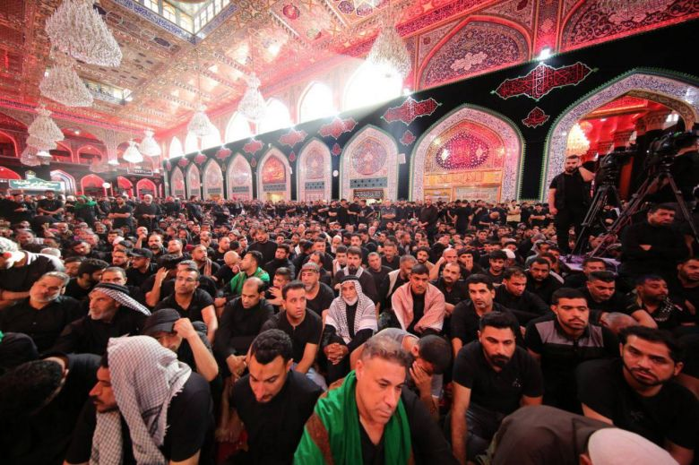 برگزاری مراسم عزاداری سالار شهیدان در کربلای معلی