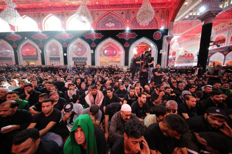 برگزاری مراسم عزاداری سالار شهیدان در کربلای معلی