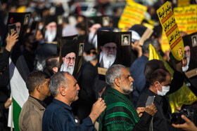 تجمع اعتراضی به جنایتهای اخیر رژیم صهیونیستی در میدان فلسطین