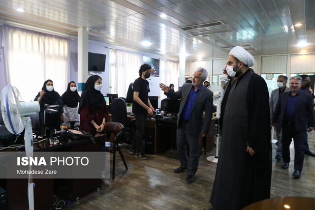 بازدید معاون هماهنگی مدیریت امور زائران استانداری خراسان رضوی از ایسنا