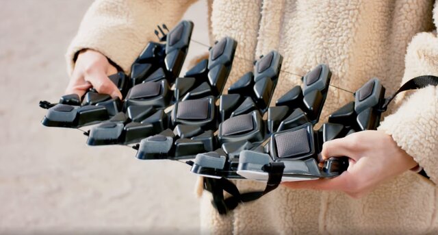 کلاه ایمنی که به راحتی در کیف جا میشود