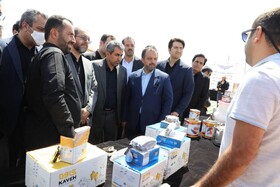 بازدید وزیر اقتصاد از شهرک صنعتی سدید کرمان