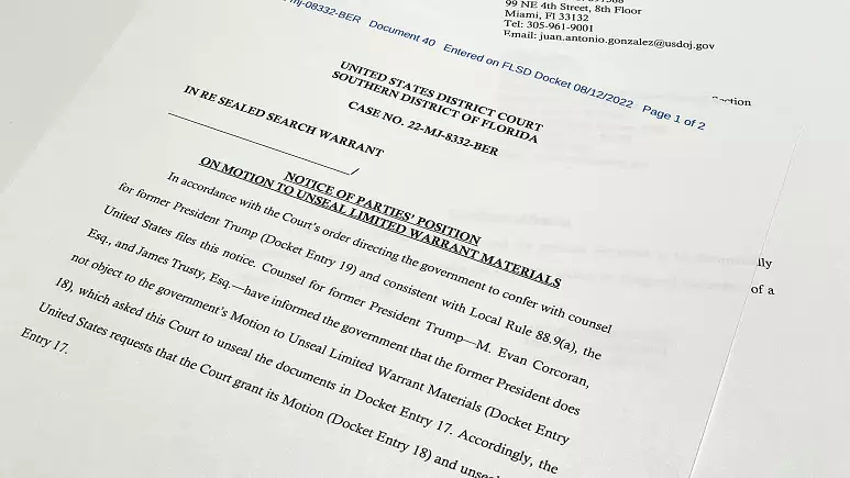 کشف اسناد "فوق محرمانه" از اقامتگاه ترامپ در فلوریدا