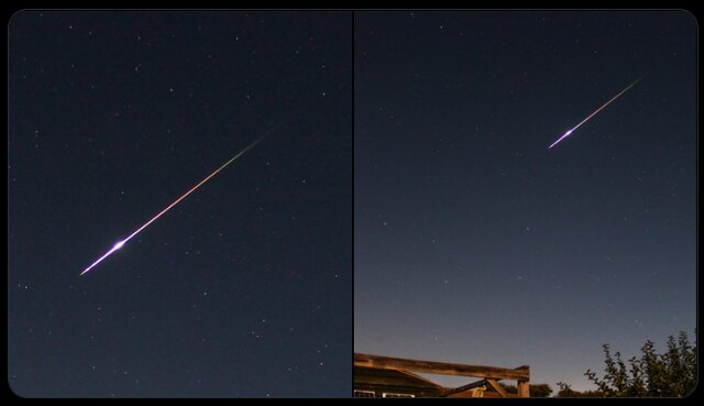 تصاویر خیرهکننده از بارش شهابی برساوشی