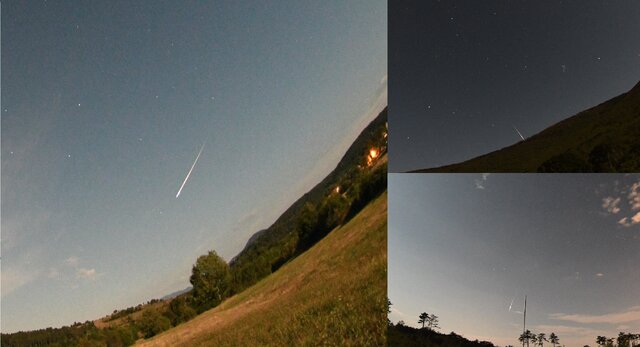 تصاویر خیرهکننده از بارش شهابی برساوشی