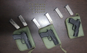 فروشنده سلاح حوالی پل فردیس به دام افتاد