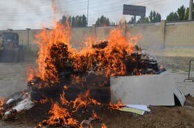 کشف و امحاء بیش از ۲ تن مواد مخدر در آذربایجان غربی