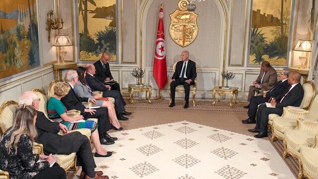 قیس سعید: اظهارات مقامات آمریکایی درباره تونس قابل قبول نیست