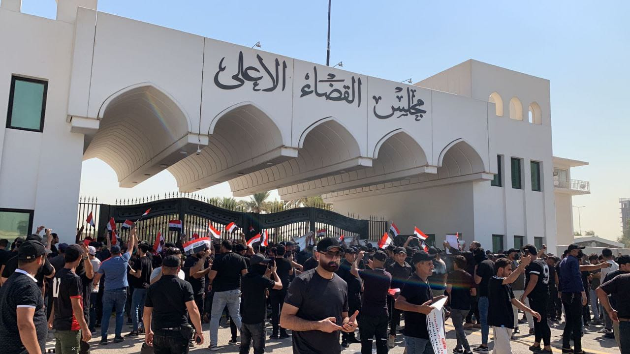 تدارک حامیان صدر برای تحصن مقابل ساختمان شورای عالی قضایی عراق