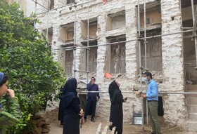 مرمت عمارت کمندی در بوشهر
