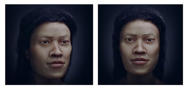 بازسازی چهره مرموز زنی متعلق به عصر حجر