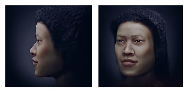 بازسازی چهره مرموز زنی متعلق به عصر حجر