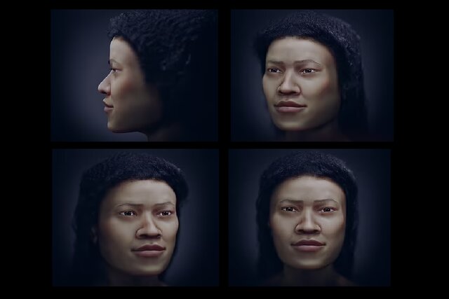 بازسازی چهره مرموز زنی متعلق به عصر حجر