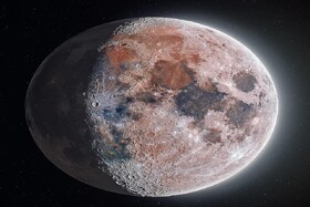 انتشار تصویر ۱۷۴ مگاپیکسلی از ماه
