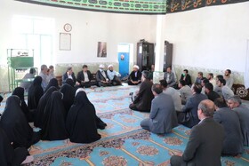 نشست صمیمی استاندار خراسان شمالی با گروه‌های جهادی در روستای کالیمانی