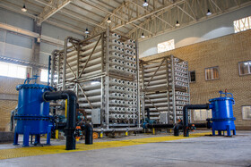 آیین بهره برداری از فاز یک پروژه آبشیرین کن شماره چهار بوشهر با حضور محمد اسلامی رییس سازمان انرژی اتمی