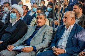 مراسم آغاز عملیات احداث آبشیرین کن هفتاد هزار متر مکعب در شبانه روز با حضور محمد اسلامی رییس سازمان انرژی اتمی در بوشهر