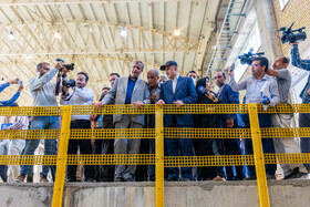 آیین بهره برداری از فاز یک پروژه آبشیرین کن شماره چهار بوشهر با حضور محمد اسلامی رییس سازمان انرژی اتمی