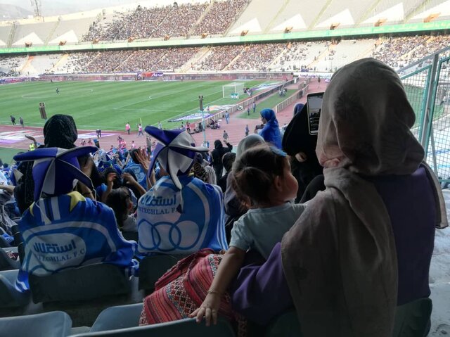 سلام دوباره زنان به استادیوم آزادی/دختران آبی خوشحال آمدن، خوشحالتر برگشتند