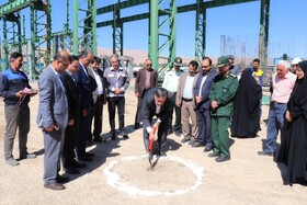 کلنگ‌زنی پروژه توسعه گروه صنعتی آذین فورج اسفراین