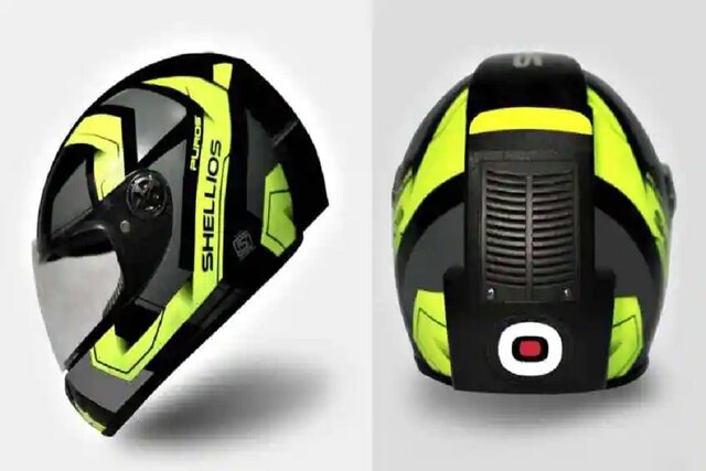 کلاه ایمنی که هوای آلوده را تصفیه میکند کلاه ایمنی که هوای آلوده را تصفیه میکند