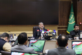 سیدجواد ساداتی‌نژاد، وزیر جهاد کشاورزی، در نشست خبری هفته دولت  